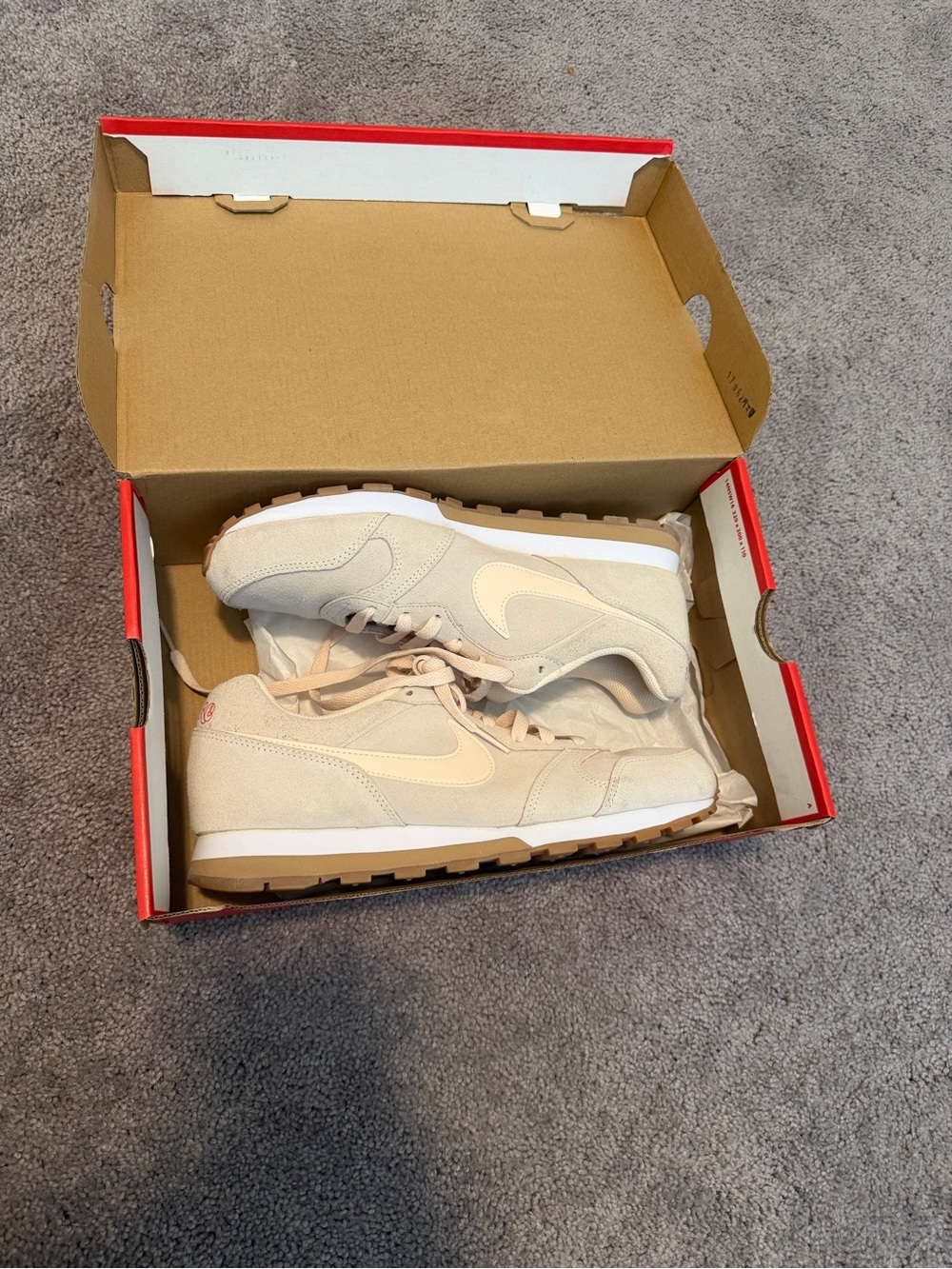 Nike Women’s Neutral Beige Retro Runner Sneakers